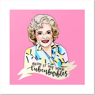 golden girls betty white coffee Posters and Art